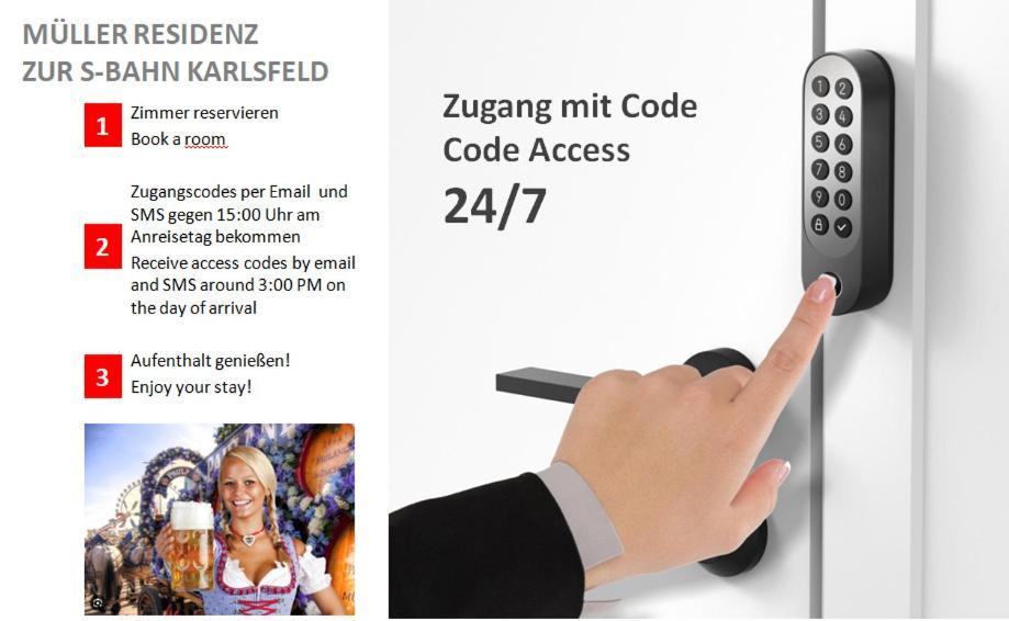 Mueller Residenz Zur S-Bahn Karlsfeld Ξενοδοχείο Εξωτερικό φωτογραφία
